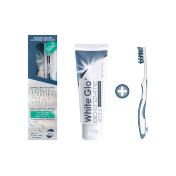 White Glo Bio-enzyme Enamel Stain Removal Whitening Toothpaste 150g - EXP 1/1/24