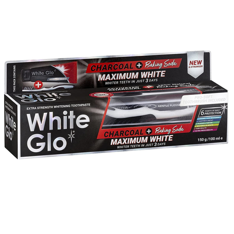 Charcoal + Baking Soda Maximum White Toothpaste 150g