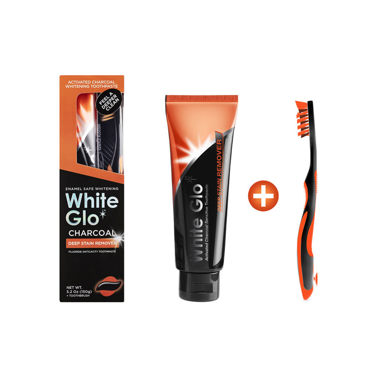 White Glo Charcoal Deep Stain Remover Toothpaste