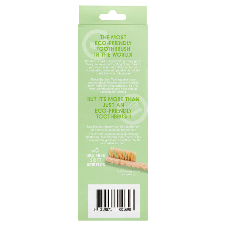 Bamboo Toothbrush (4 Pack)